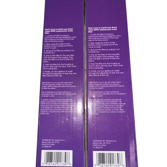 Great Value Regrigerator Replacement for GE Model RPWF New Sealed - Picture 5 of 6